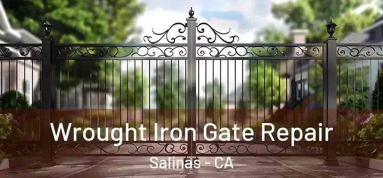 Wrought Iron Gate Repair Salinas - CA